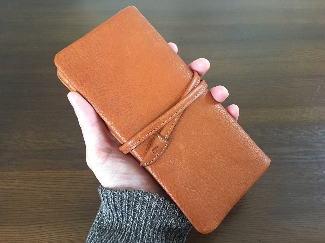 【極美品】土屋鞄 トーンオイルヌメ ループロングウォレット ブラウンブランド専門Chakoの財布